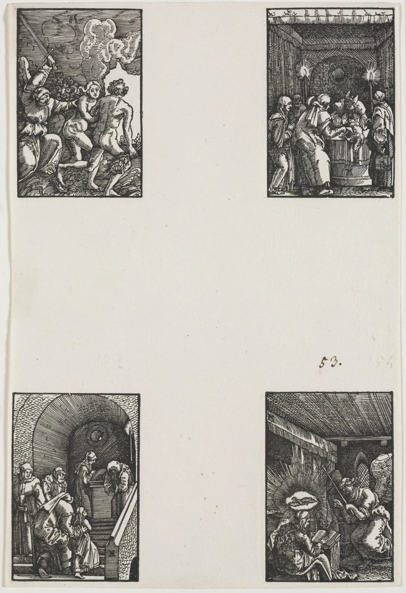 The Fall and Redemption of Man, detail