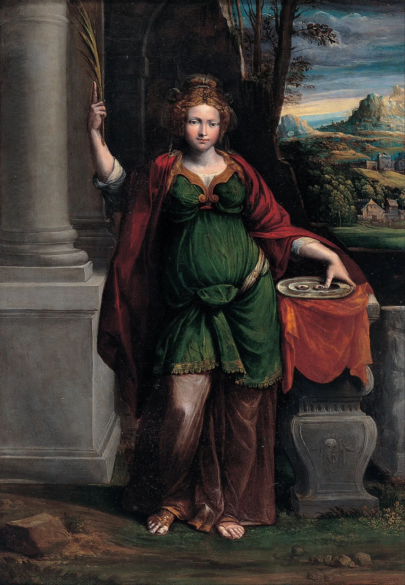 Saint Lucy, detail