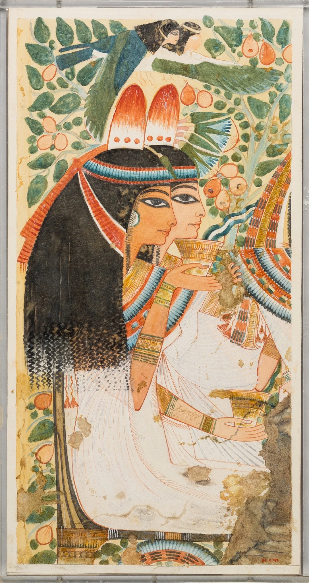 The Mother and Wife of Userhat, Tomb of Userhat, detail