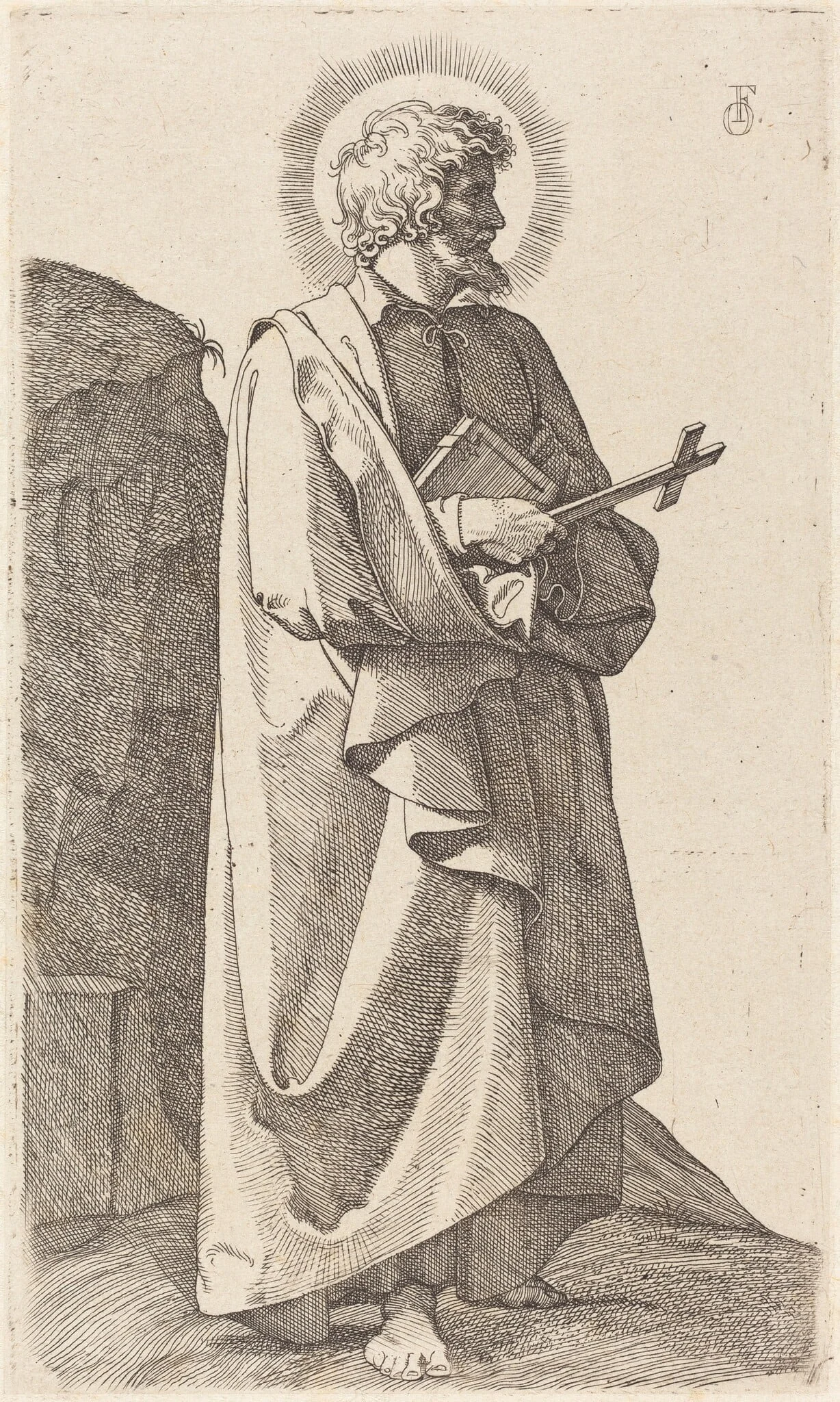 Saint Philip Neri, detail