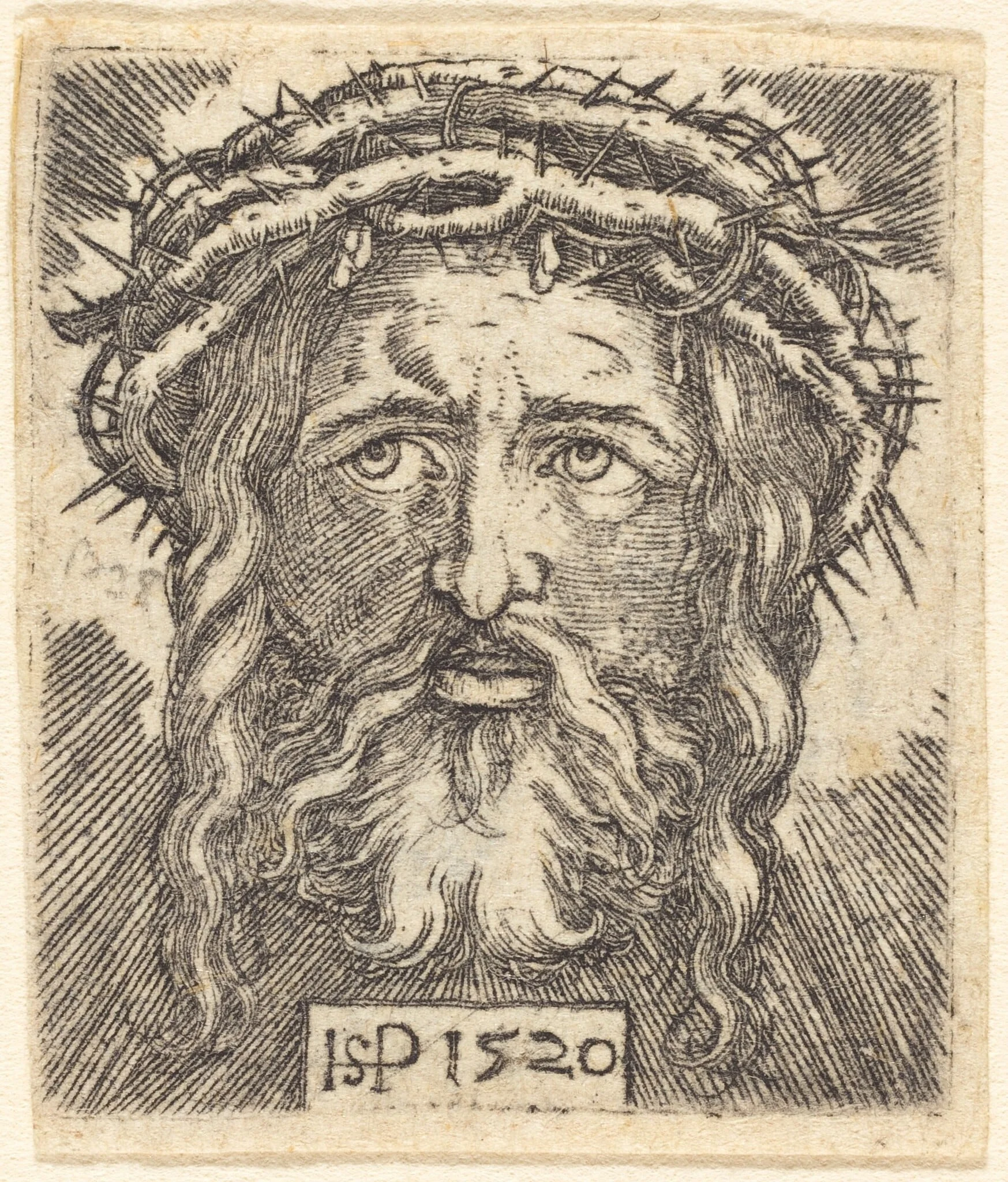 Head of Christ, detail