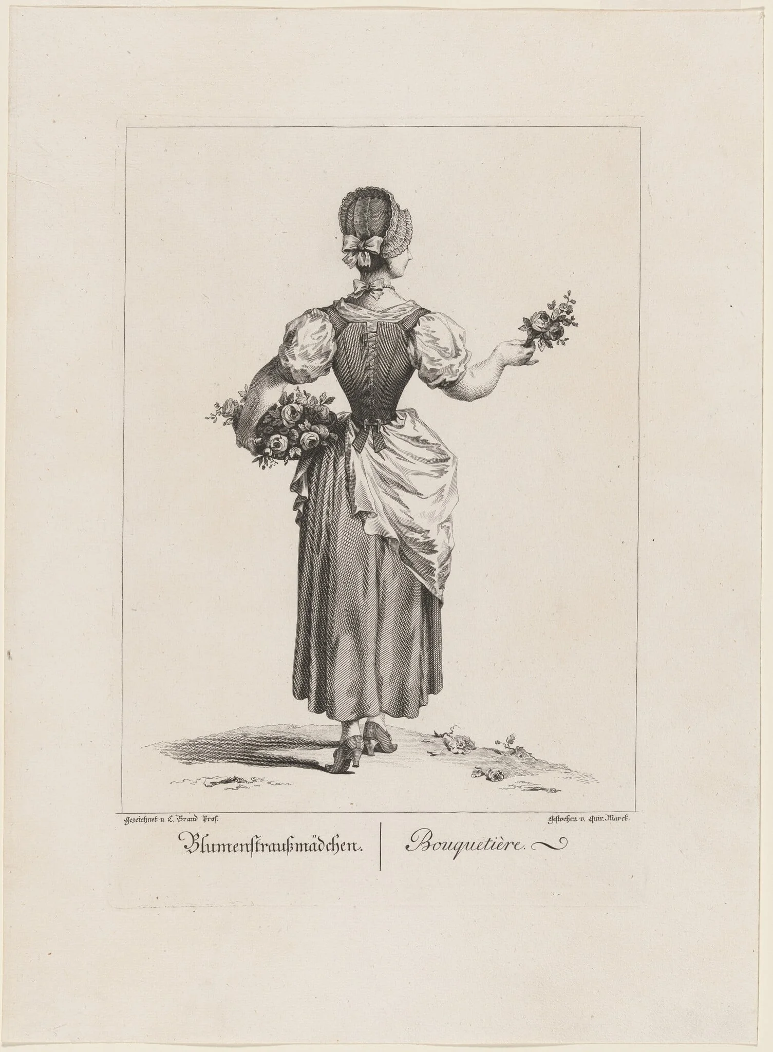 Blumenstraussmädchen (Flower Seller), detail