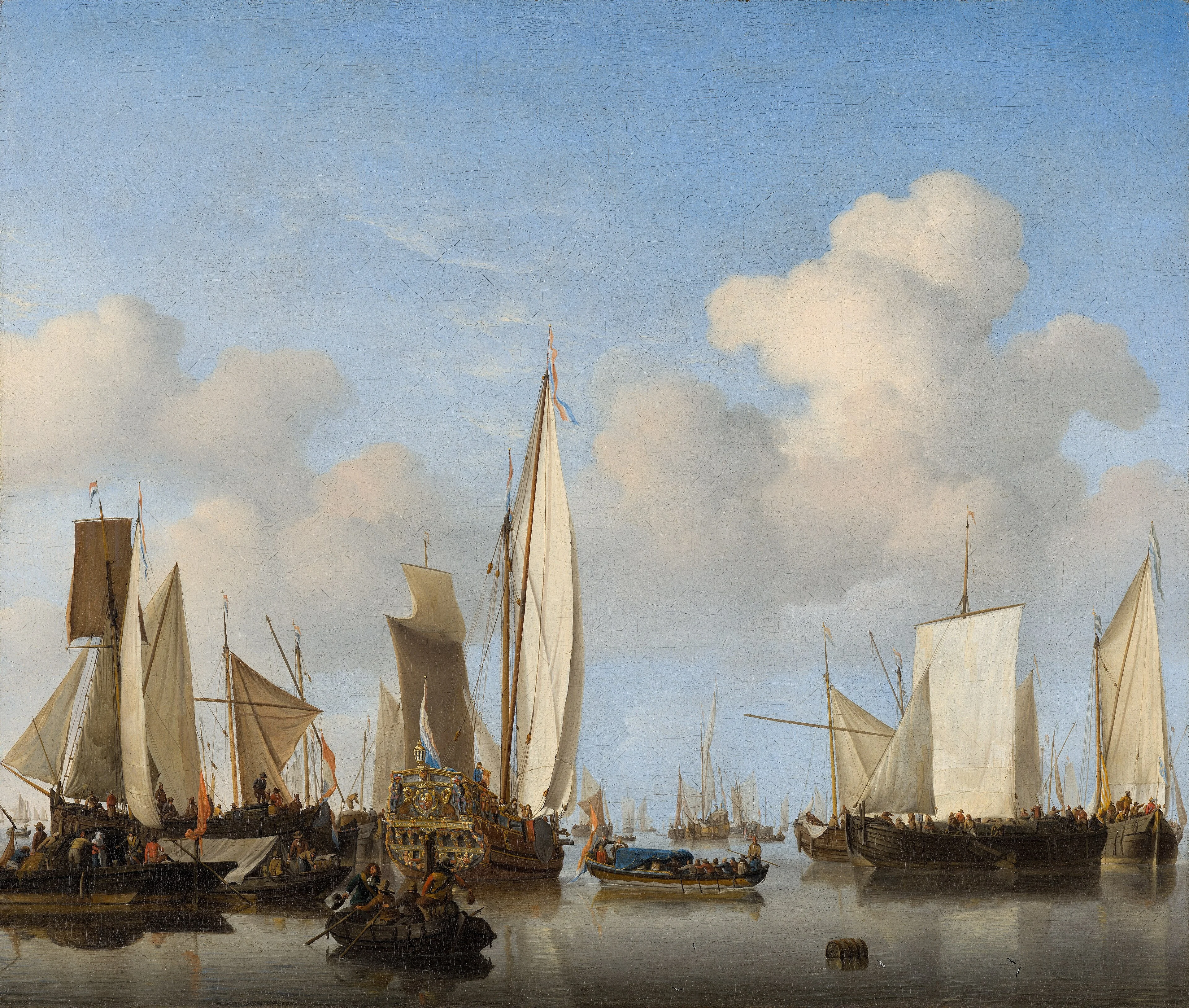 Ships in the Roads, detail