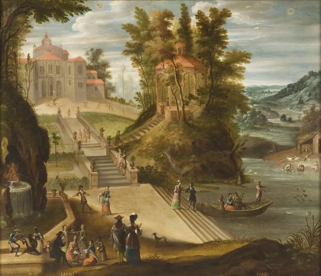 The Twelve Months of the Year (Los doce meses del año), by Antonio de Espinosa, unspecified, 1650