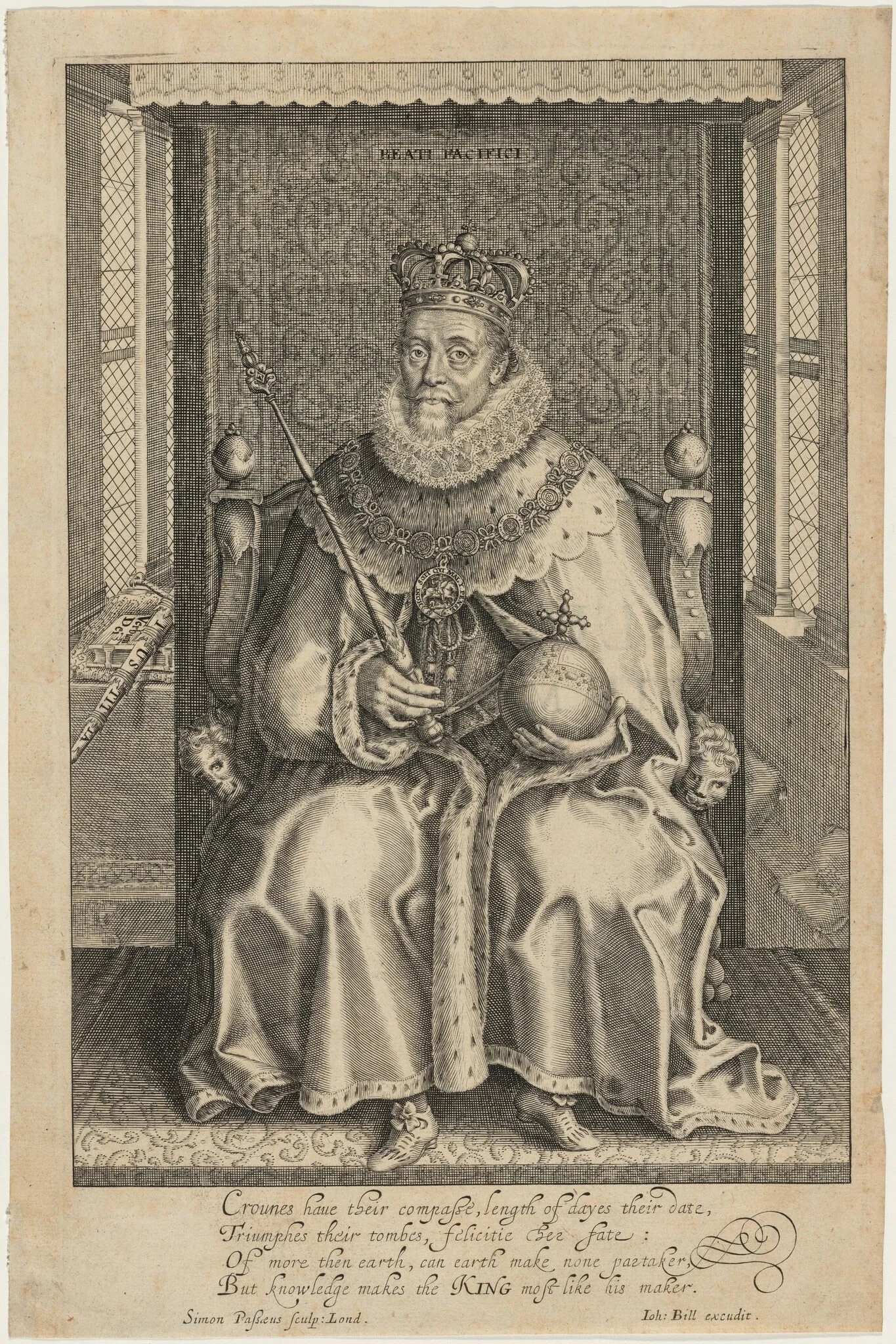 James I of England, detail