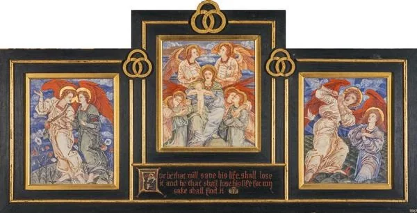 Three Studies for the Decoration of the first Mortuary Chapel, the Royal Hospital for Sick Children, Edinburgh, detail