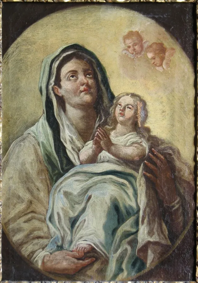 Fecioara Maria cu Pruncul Isus (în Reg. Inv.: Maria cu copilul Isus)