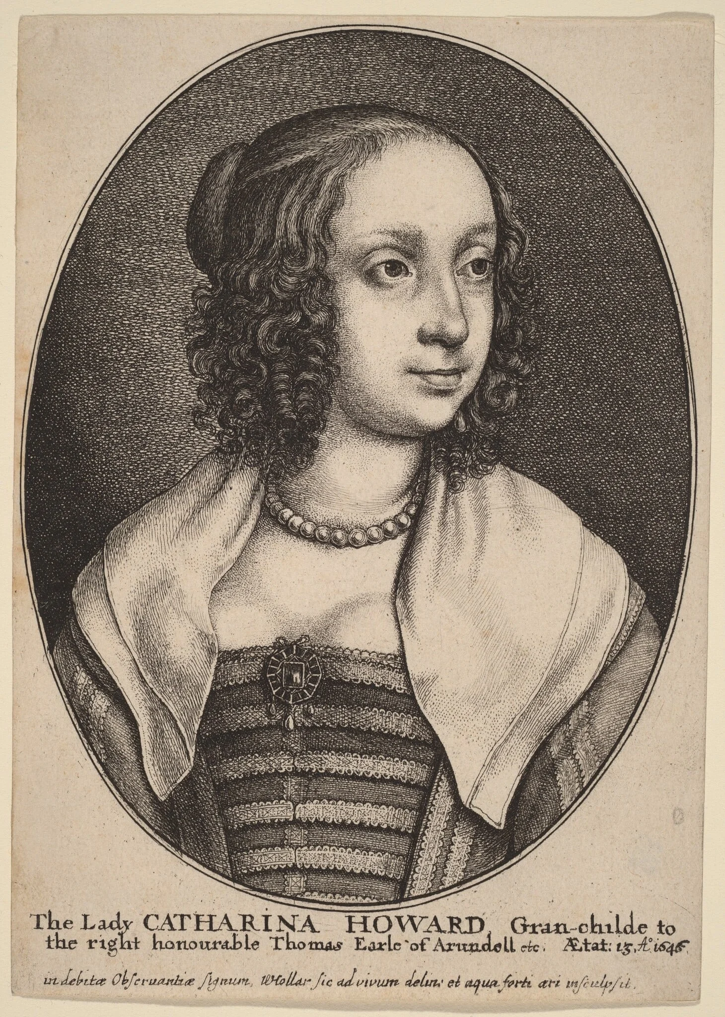 Lady Catherine Howard, detail