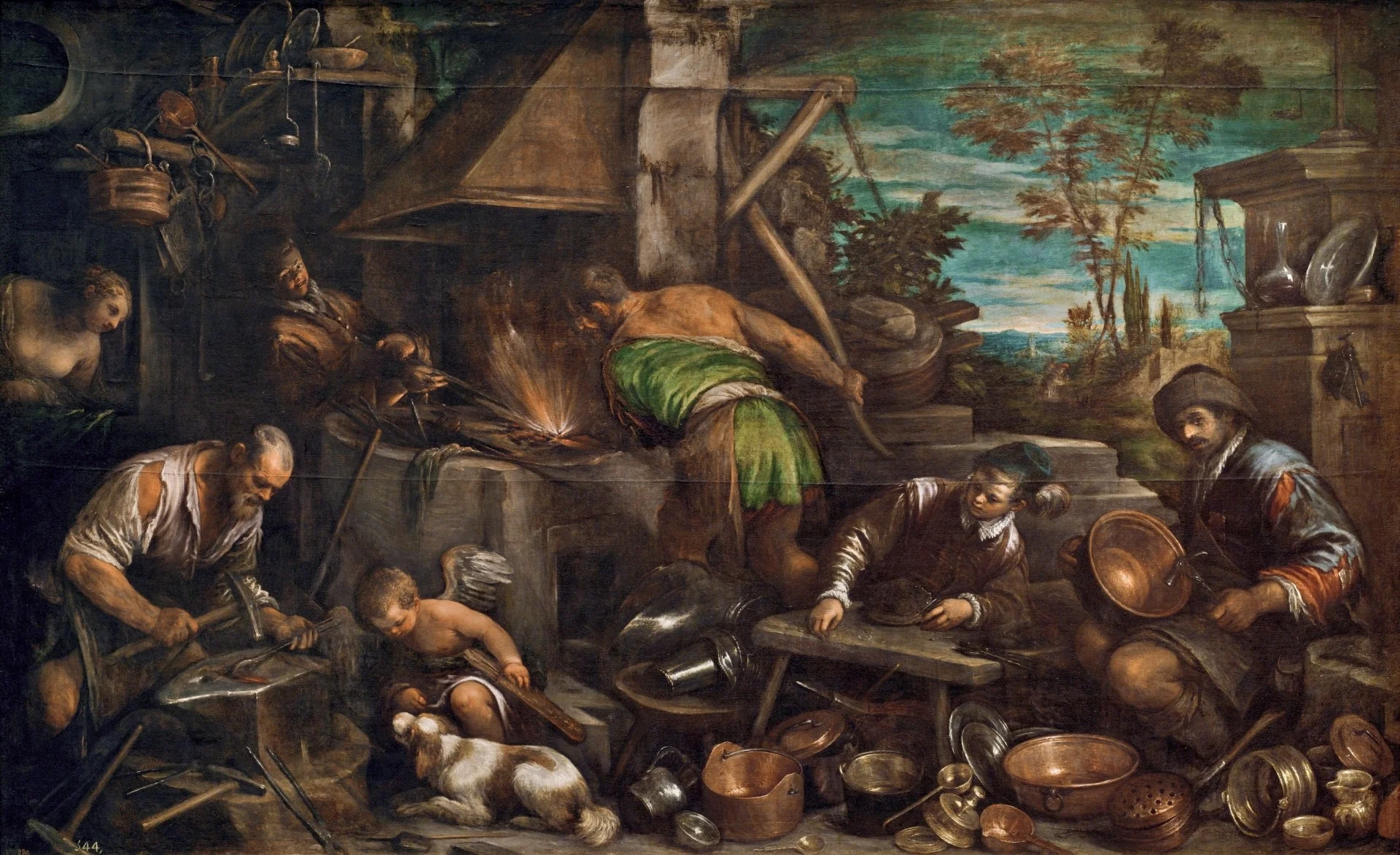 Vulcan's Forge, detail