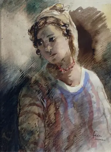 Jerusalem Girl, by Feder
