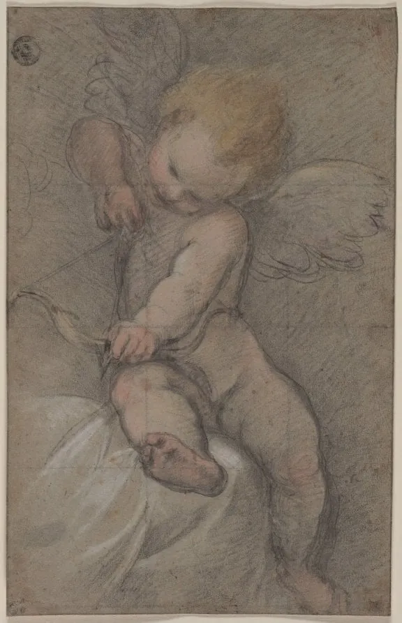 Cupid Drawing His Bow, by Federico Barocci, 1564
