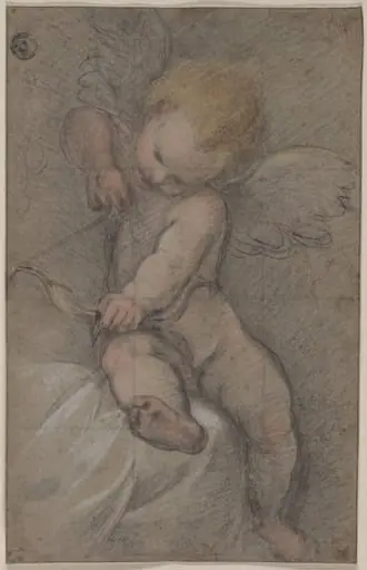 Cupid Drawing His Bow, by Federico Barocci