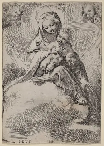 Madonna in the Clouds, by Federico Barocci