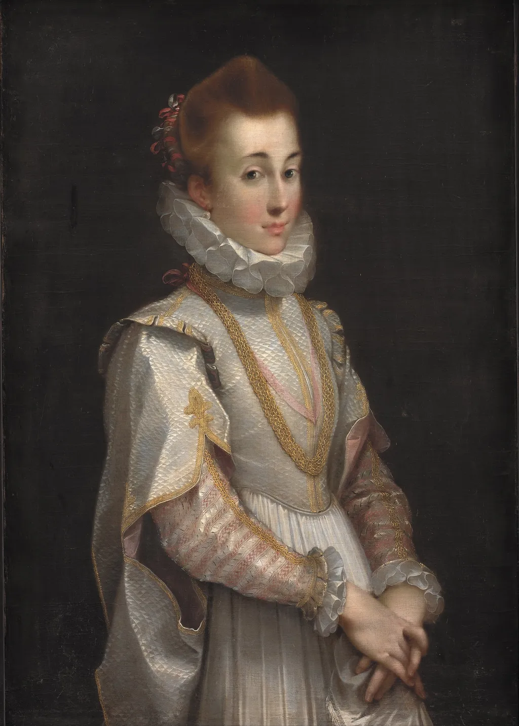 Portrait of a Young Lady, by Federico Barocci, oil, 1600