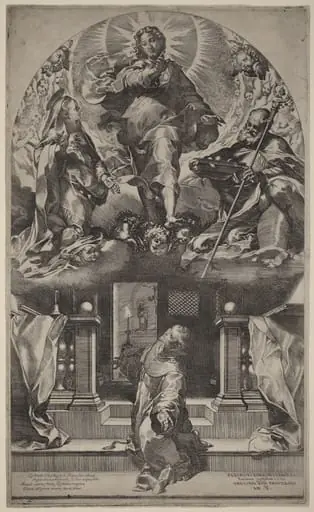 Vision of Saint Francis, by Federico Barocci