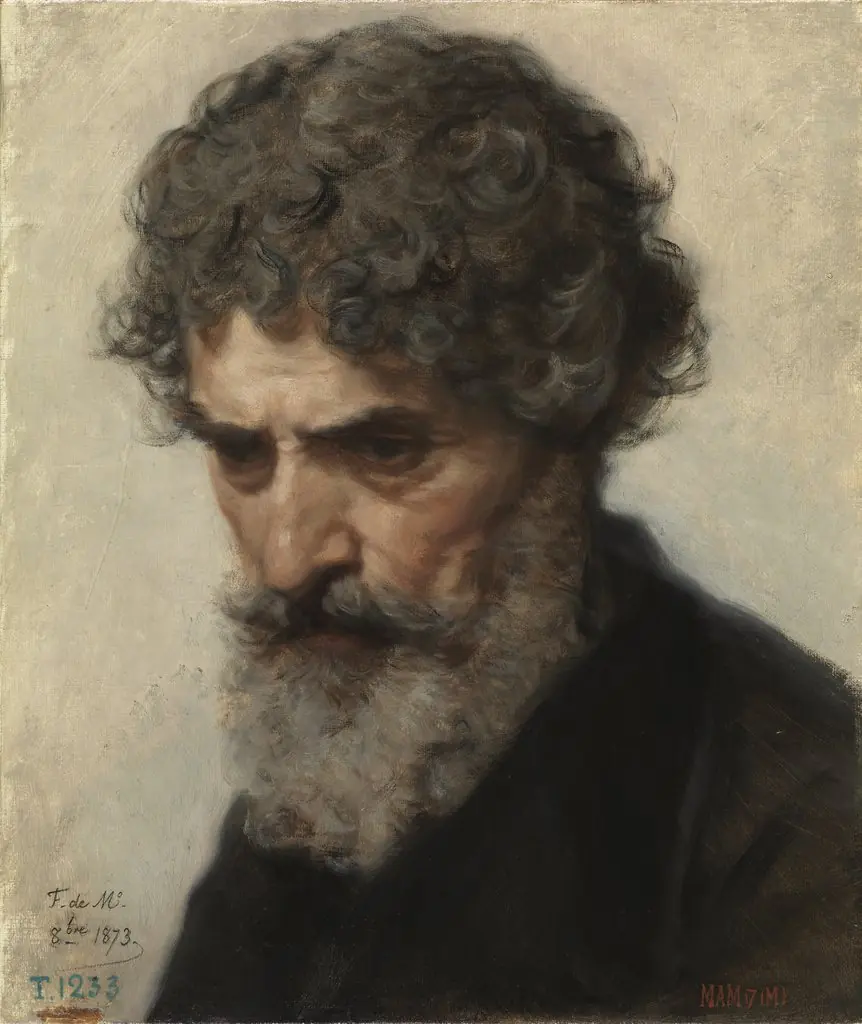 El pintor y grabador Perugino Sensi, by Federico de Madrazo y Kuntz