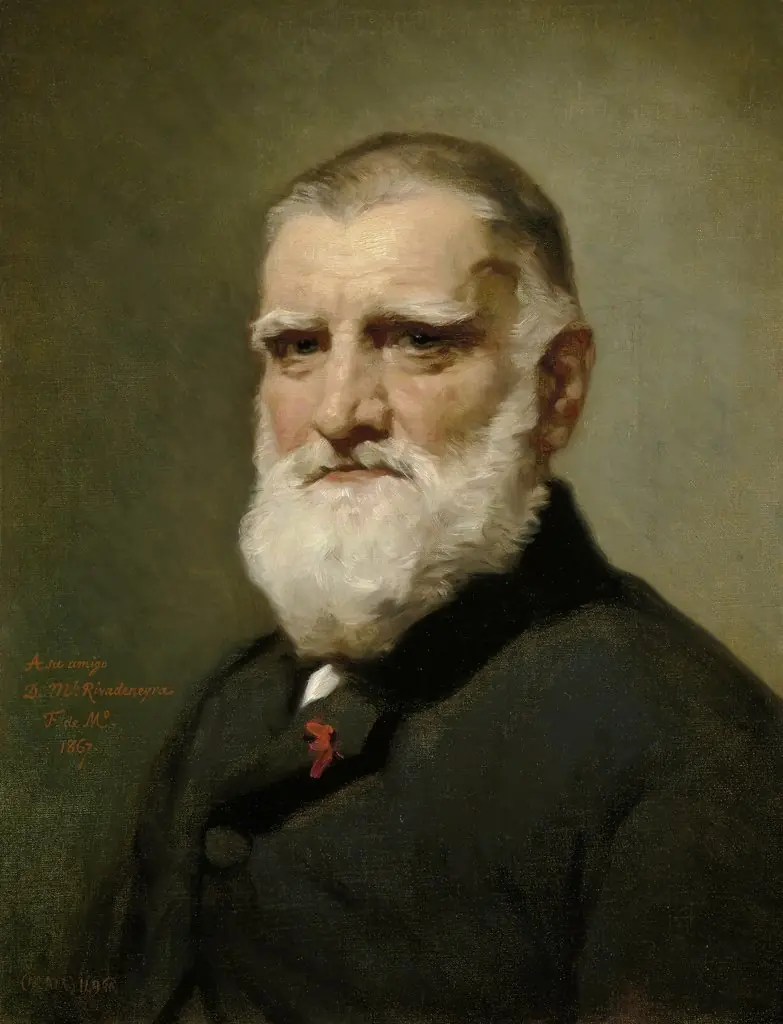 Manuel Rivadeneyra, by Federico de Madrazo y Kuntz