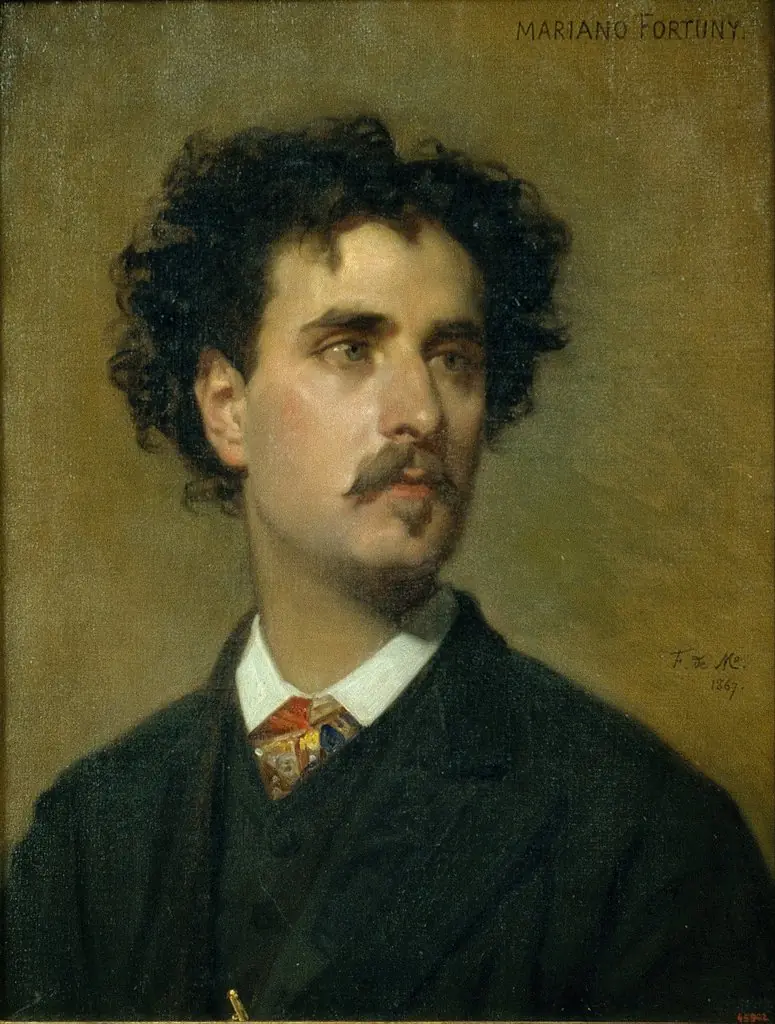 Portrait of Marià Fortuny, by Federico de Madrazo y Kuntz