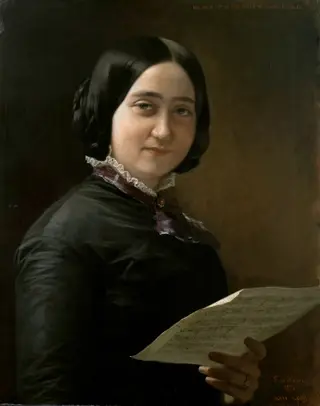 Sofía Vela y Querol, by Federico de Madrazo y Kuntz, 1850