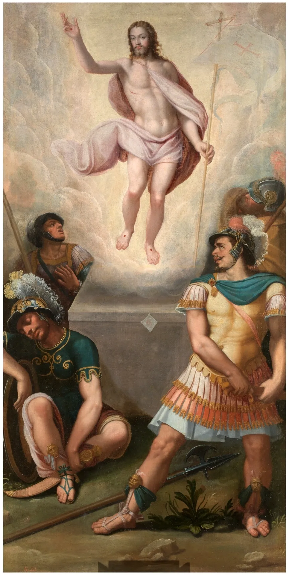 La Resurrección de Cristo, by Federico Zuccari, oil, 1501