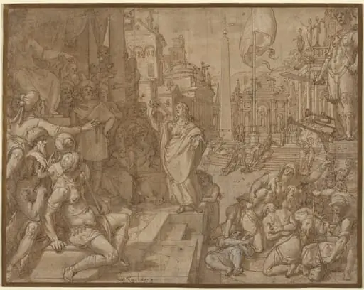 Disputation of Saint Catherine of Alexandria, by Federico Zuccaro