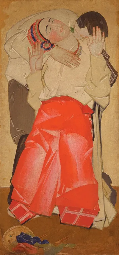 Федір Кричевський. Життя. Триптих (Любов)., by Fedir Krychevsky, unspecified, 1925