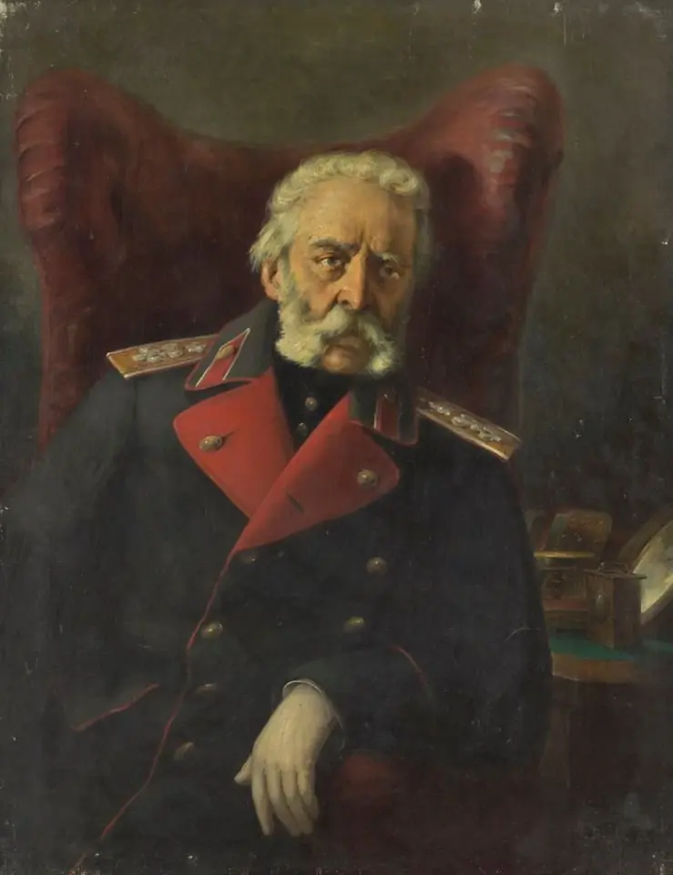 Portrait of Lieutenant General, Count A.V. Adlerberg, by Fedor Burov