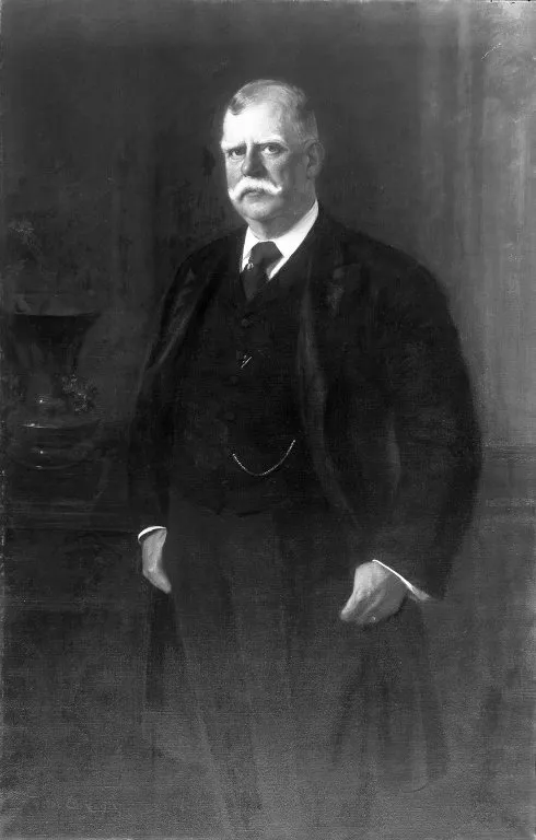 Carll H. de Silver, by Fedor Encke, oil, 1906