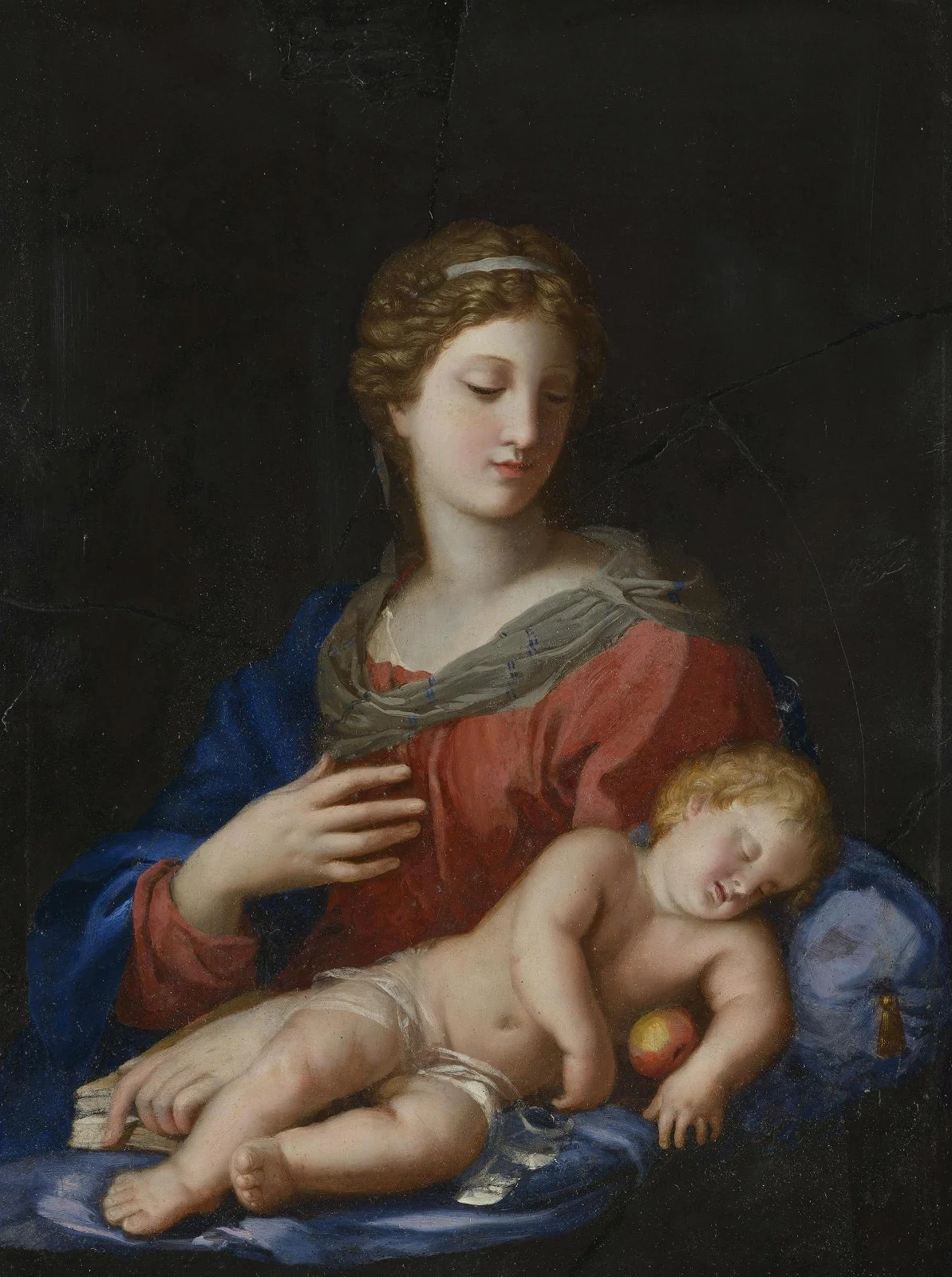 The Madonna and Child, detail