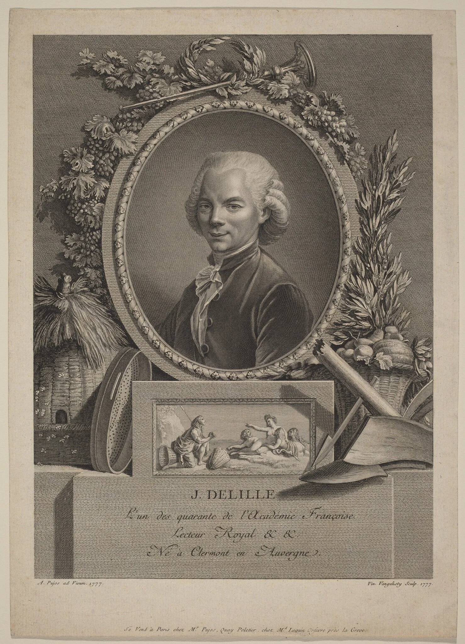 Jacques Delille, detail