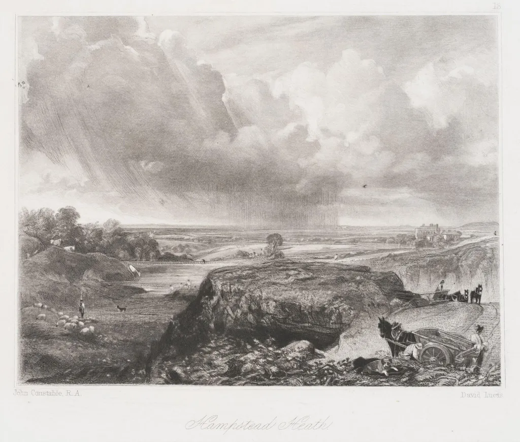 Hampstead Heath, by John Constable