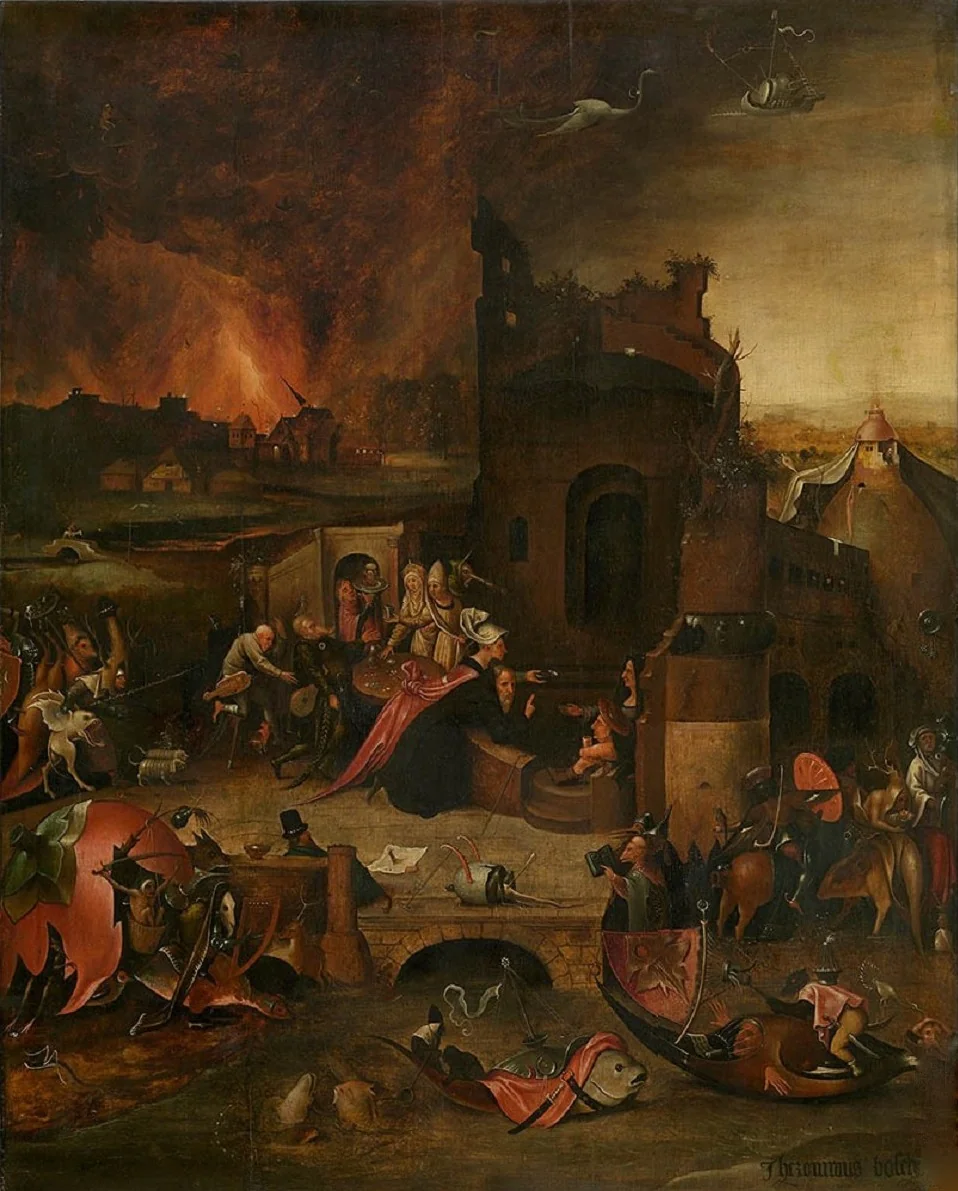 The Temptation of Antony Abbot of Egypt, detail