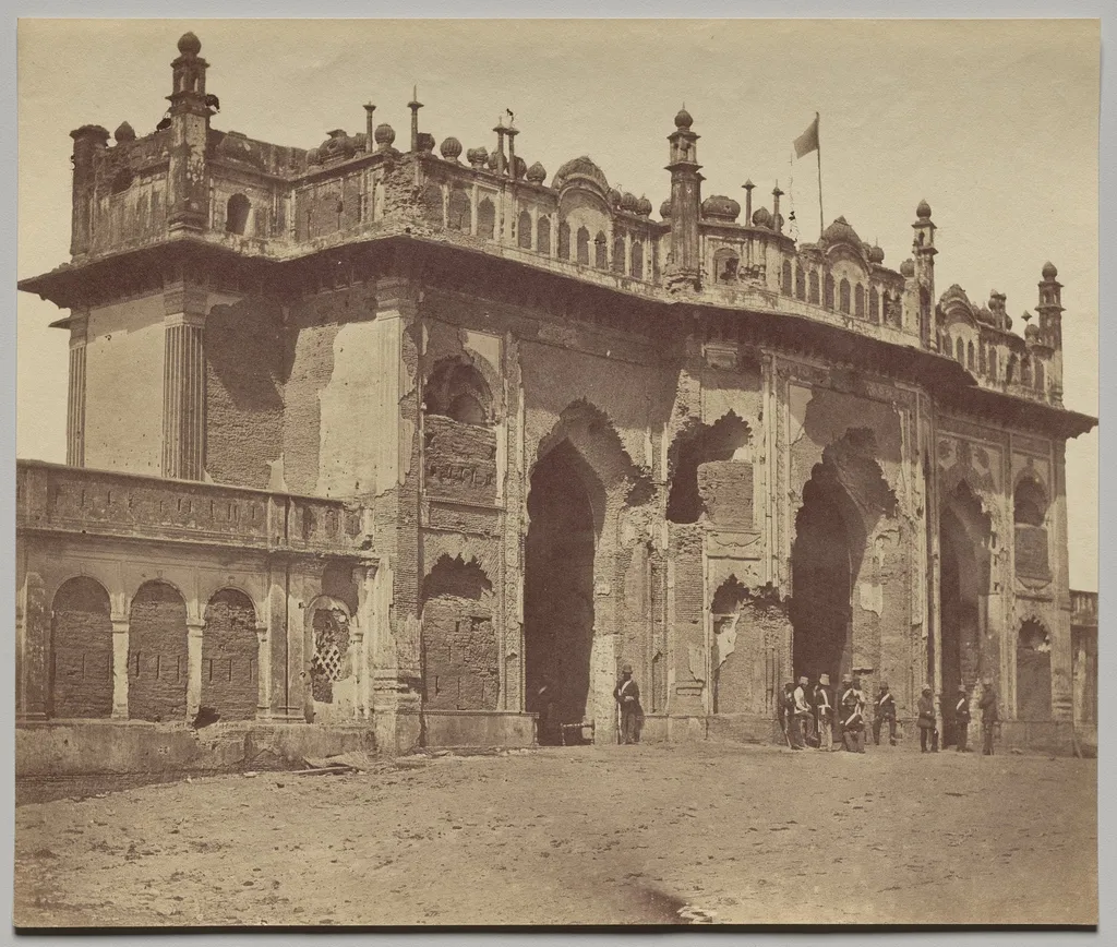 Gateway of the Small Emambara, by Felice A. Beato, 1858