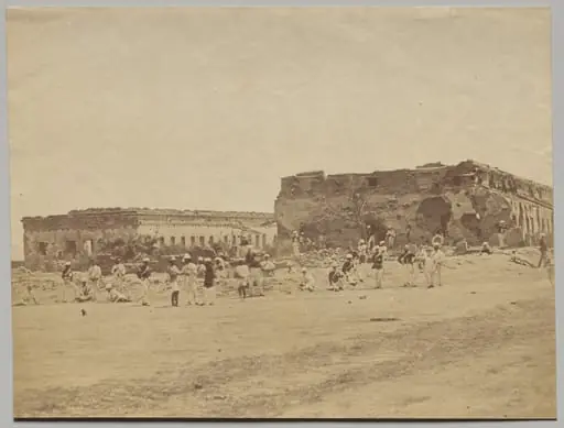 Major-General Sir Hugh Wheeler's Entrenchment at Cawnpore, by Felice A. Beato