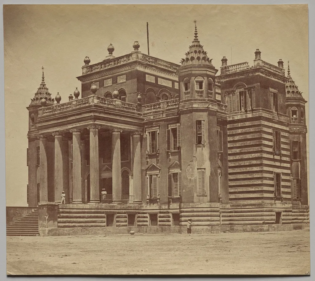 The Dilkoosha Palace, by Felice A. Beato, 1858