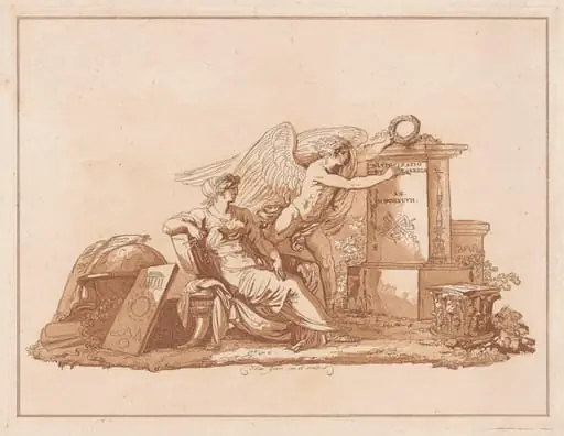 Personification of Architecture with the Genius of the Fine Arts, by Felice Giani