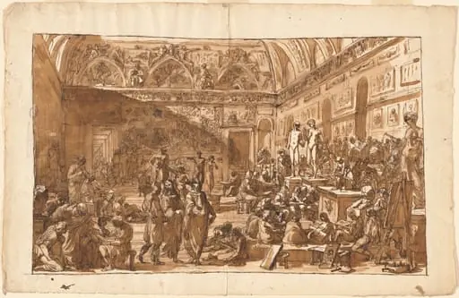 The School of Rome, by Felice Giani