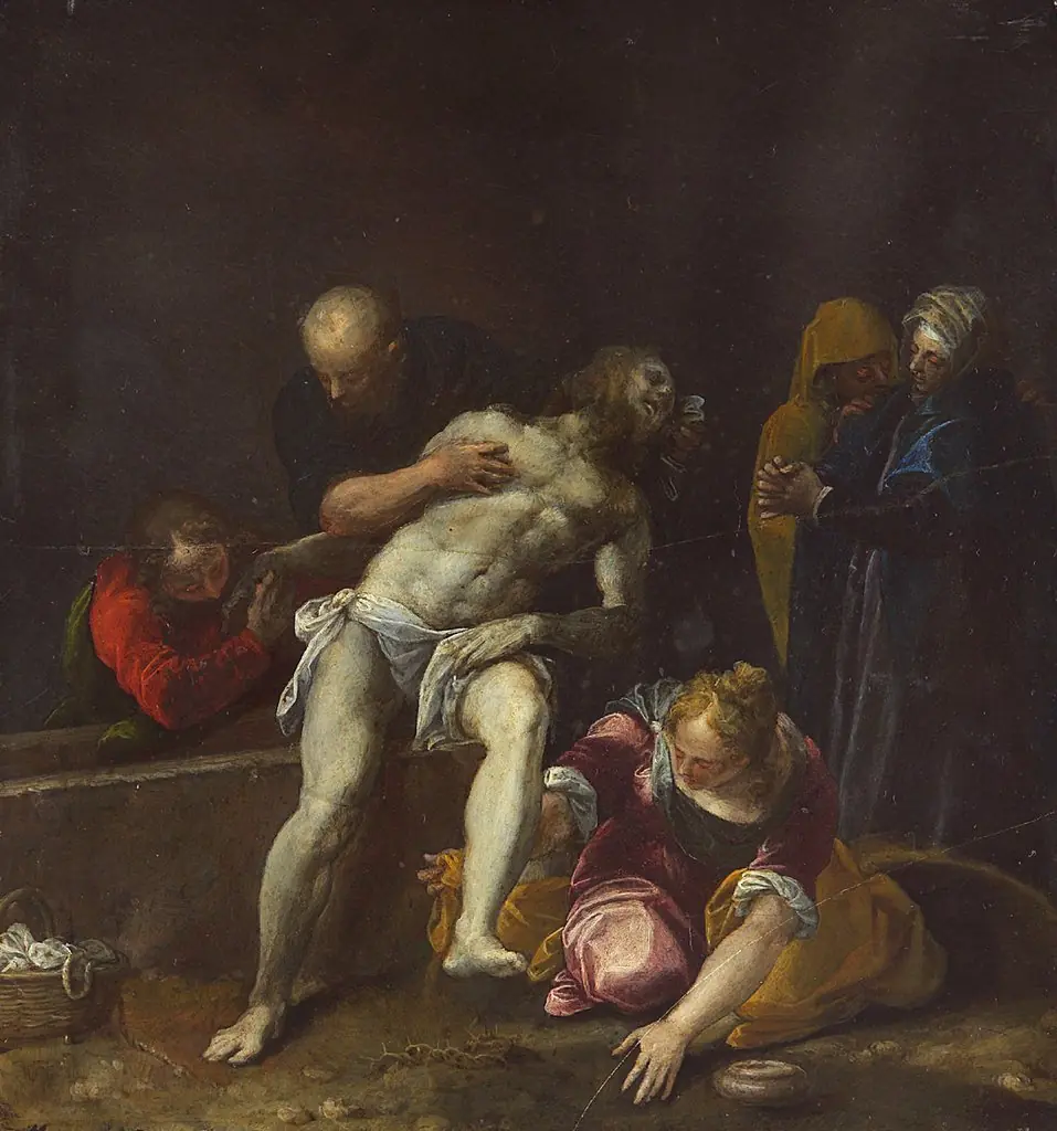 Burial of Christ, by Felice Riccio