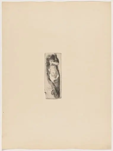 Etude de nu (Study of a Nude), by Félicien Rops
