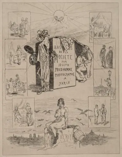 Frontispiece: The Dregs of Society (Las bas-fonds de la societe), by Félicien Rops