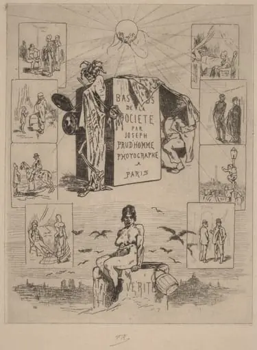 Frontispiece: The Dregs of Society (Les bas-fonds de la societe), by Félicien Rops