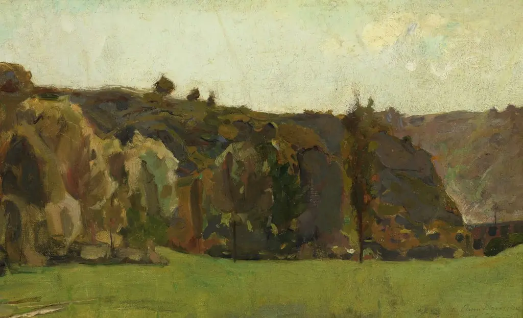 Landscape in the Ardennes, by Félicien Rops