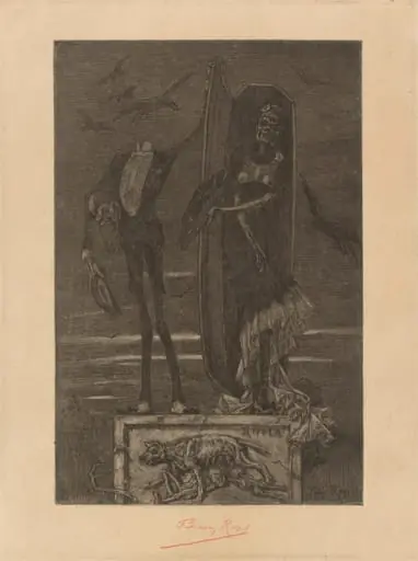 Le Vice suprème: Frontispiece, by Félicien Rops
