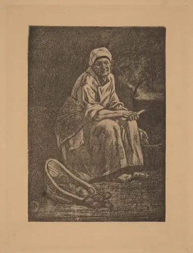 Oude-Kate, by Félicien Rops