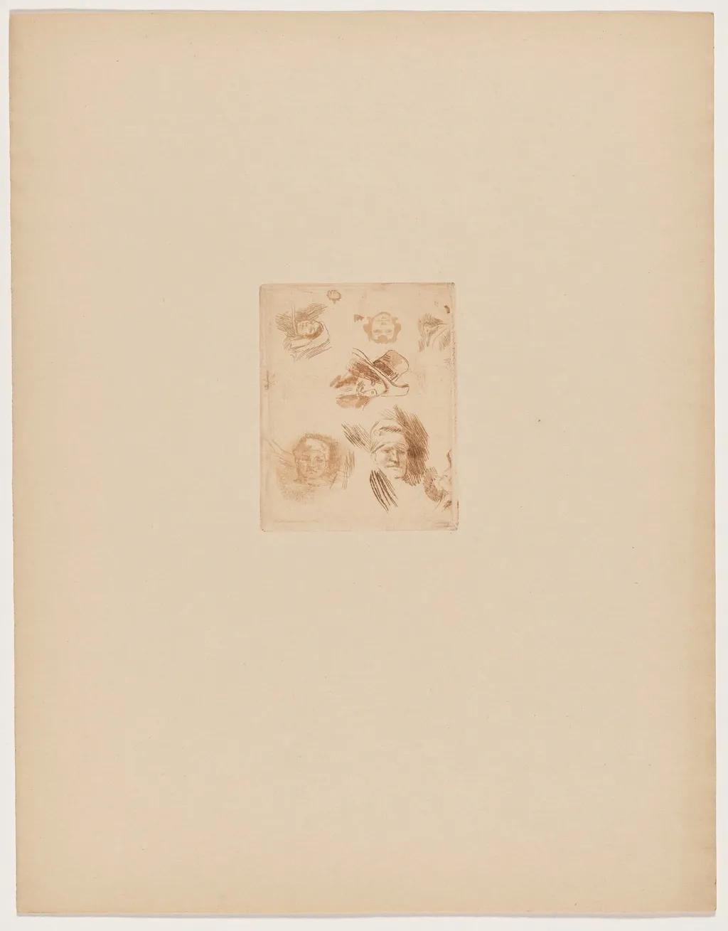 Quelques croquis, by Félicien Rops, ink, 1895