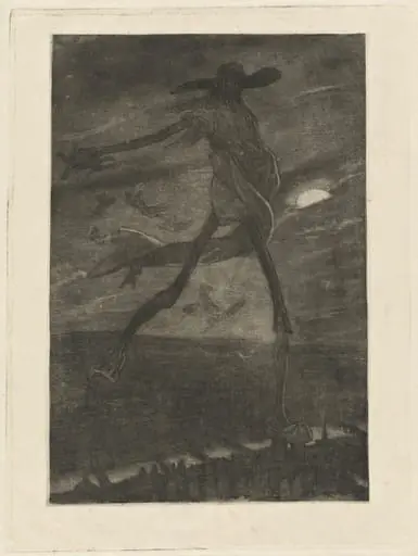 Satan Sowing Tare (Satan semant l'ivraie), by Félicien Rops