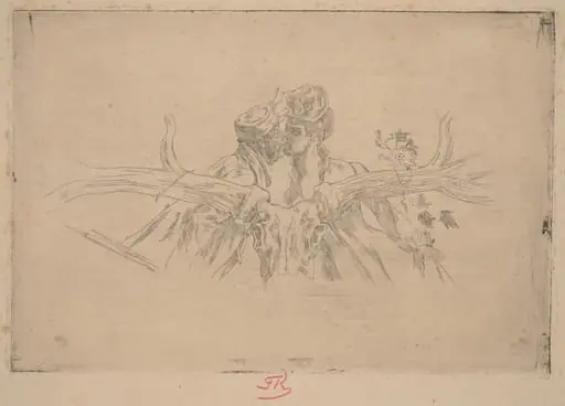 The Train of Maris (Le train de Maris), by Félicien Rops