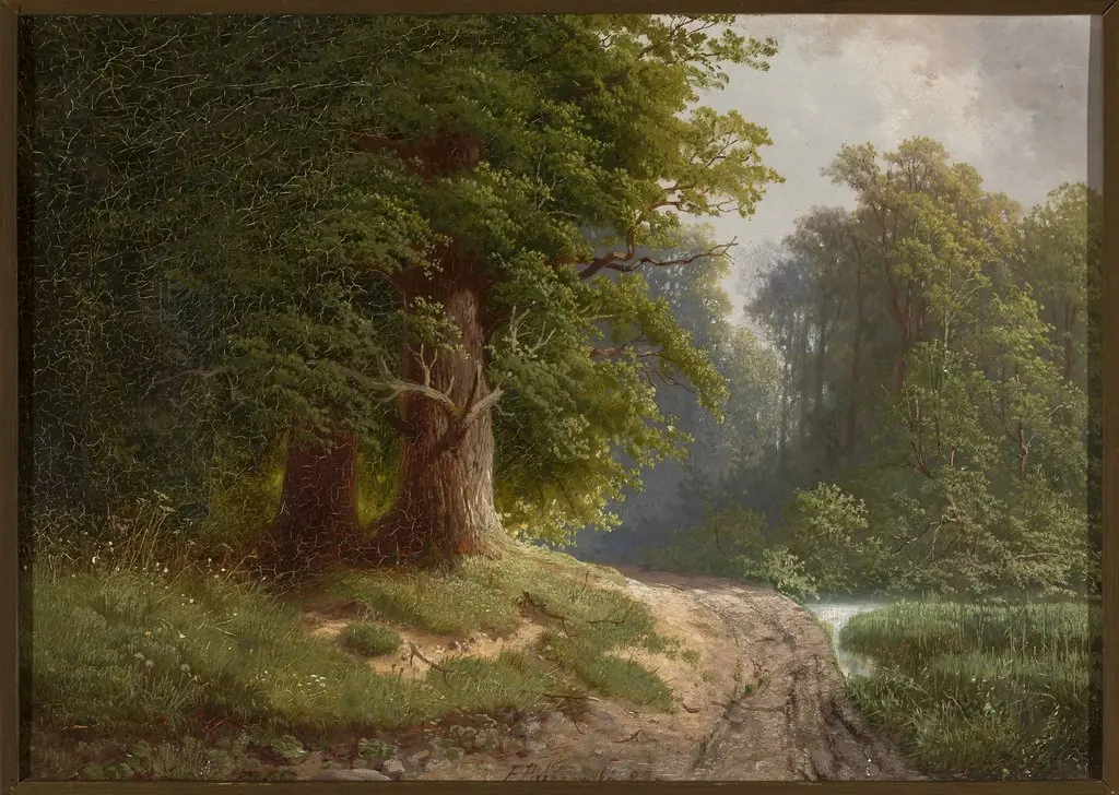 After the rain in autumn, by Feliks Brzozowski