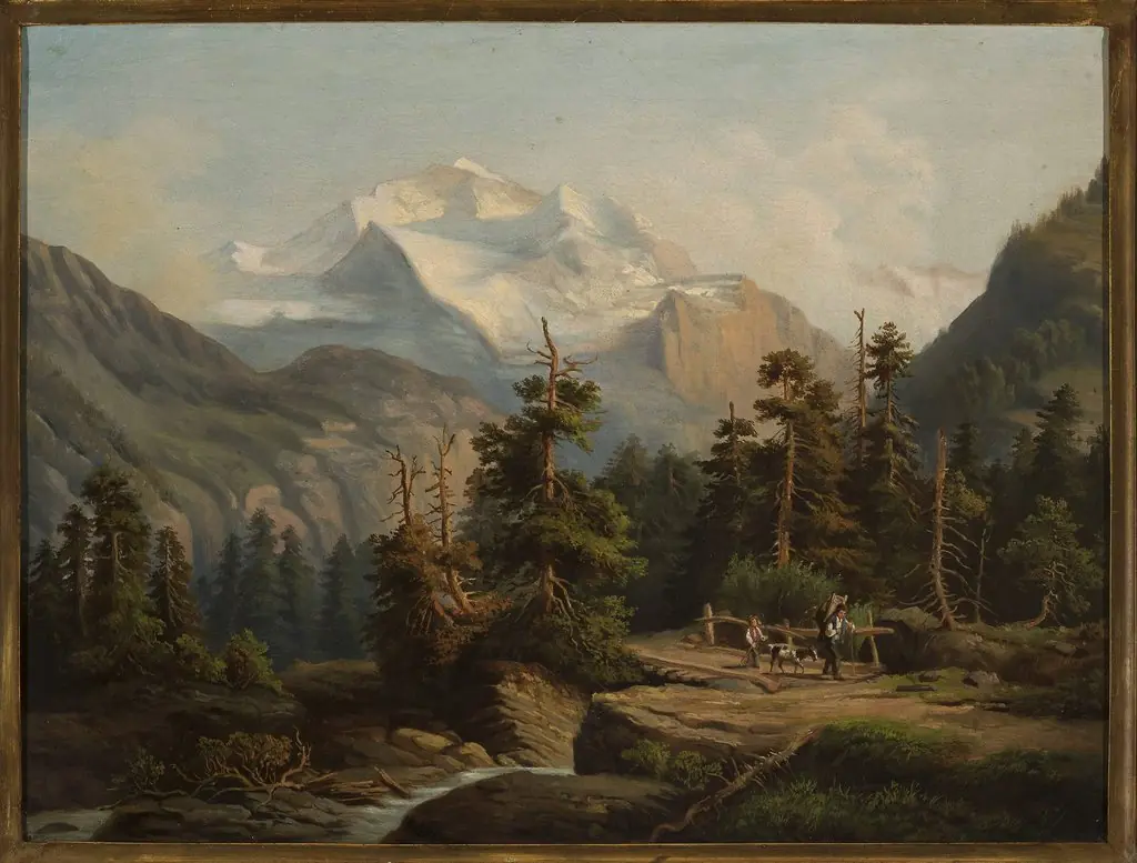 Mountain landscape, by Feliks Brzozowski