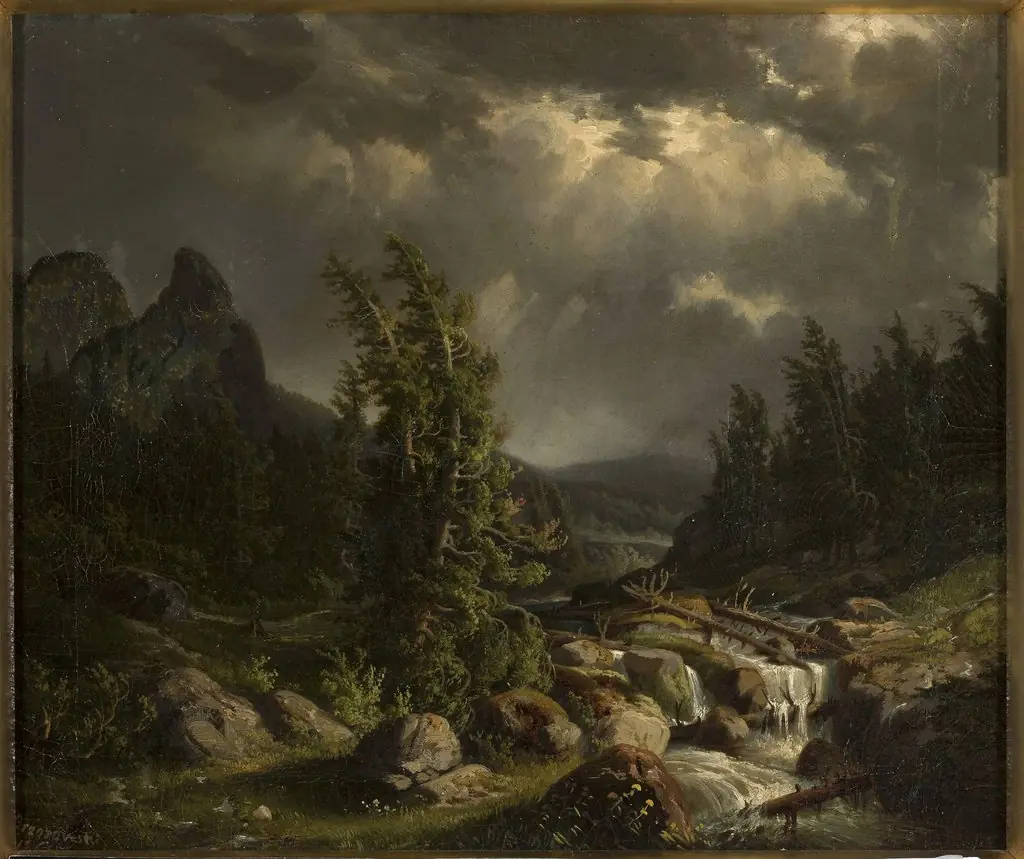 Storm in the mountains, by Feliks Brzozowski
